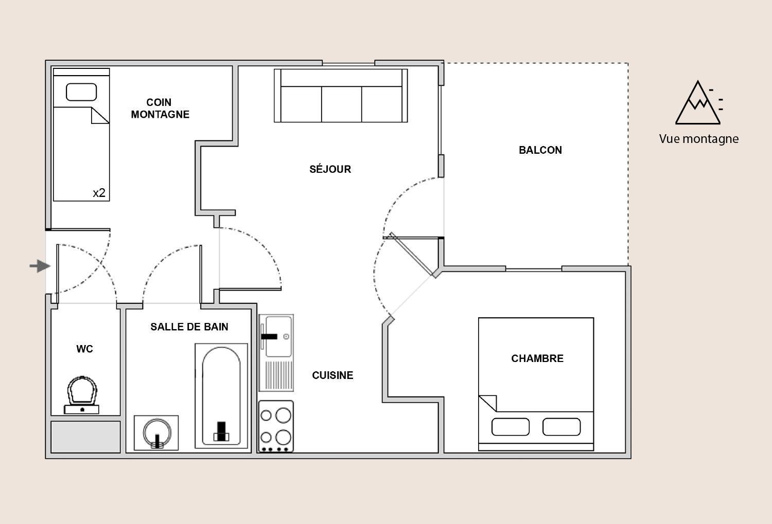 Cozyloge, Orelle & Les 3 Vallees 외부 사진